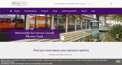 Desktop Screenshot of harrowpensionfund.org