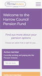 Mobile Screenshot of harrowpensionfund.org